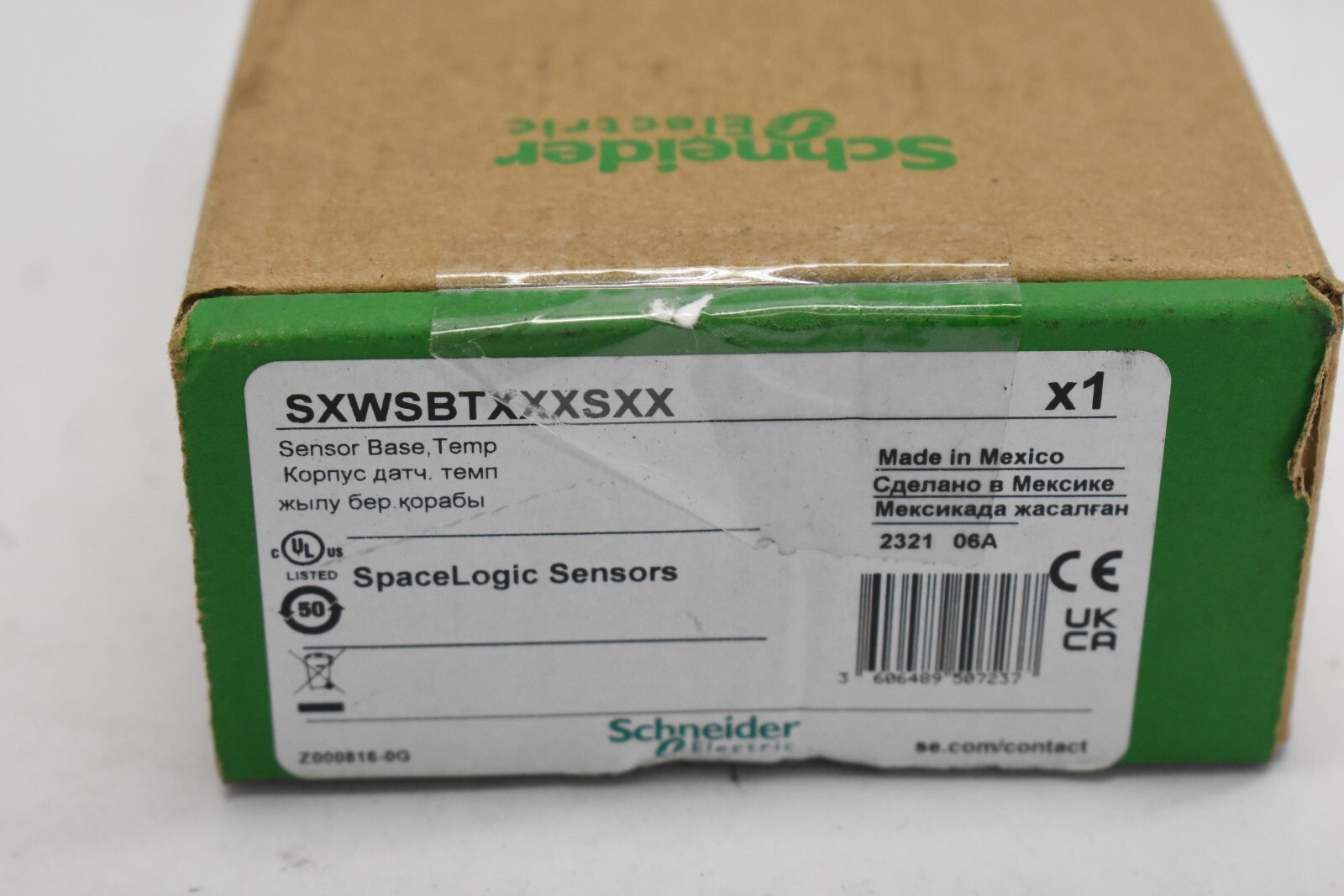 Schneider Electric SXWSBTXXXSXX SX Sensor Base Temp for