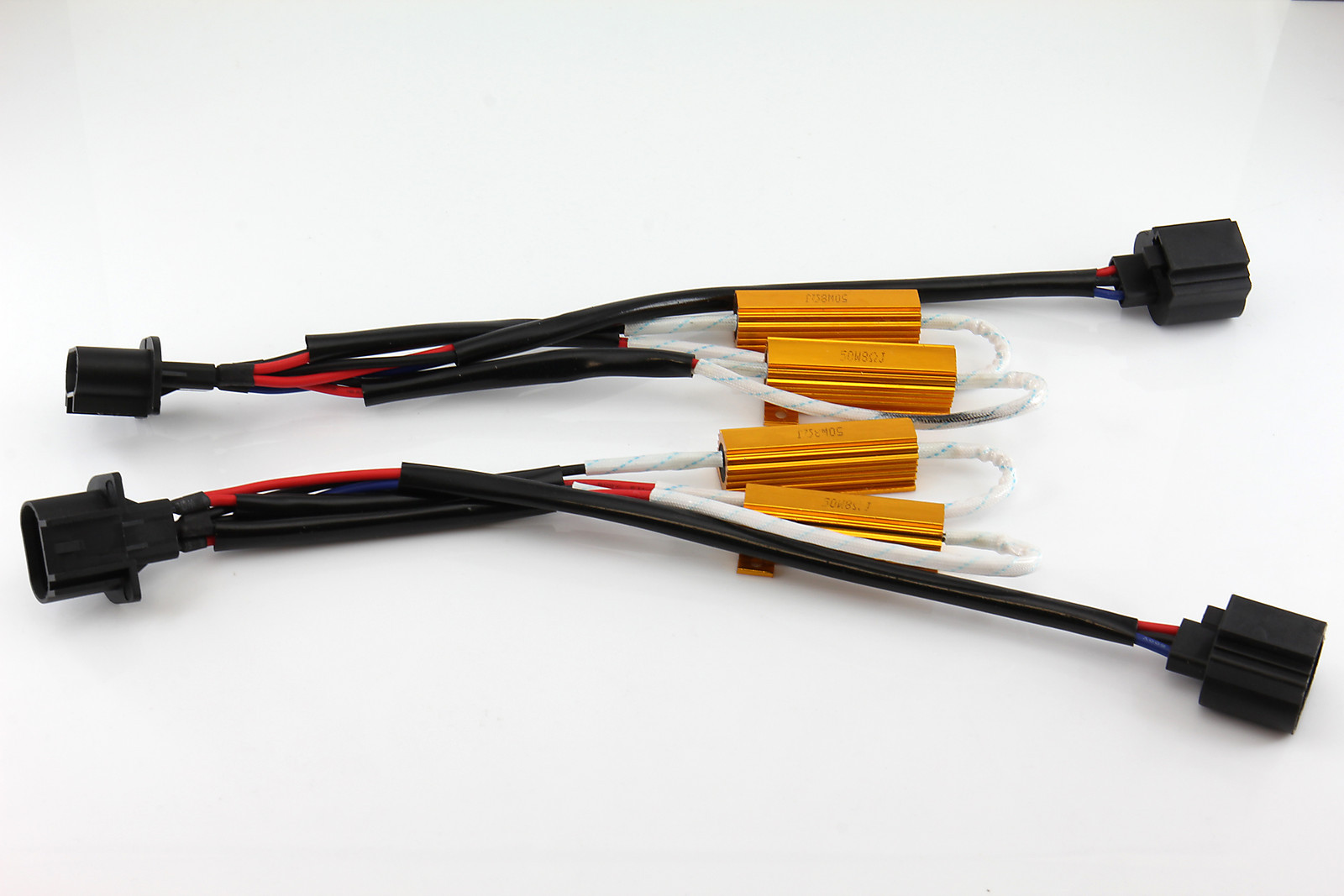 H13 LED DRL Fog Light Canbus 50W 6Ohm Load Resistor Wiring Canceller