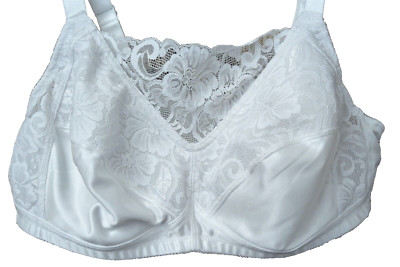 Amoena 2118 Isabel Camisole Pocketed Bra Mastectomy 44 B White