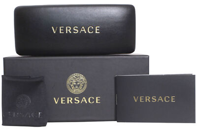 Pre-owned Versace 0ve4470b-54741u Pearl Grey Sunglasses In Gray
