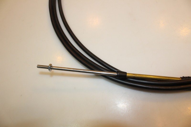 Evinrude Johnson Snap-in Throttle & Shift Control Cable - 18 Ft Black