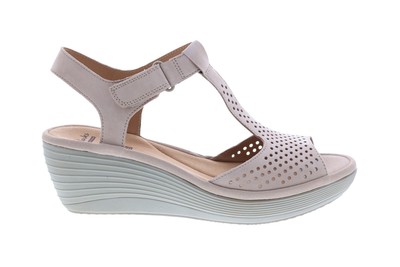 

Clarks Reedly Waylin 26124838 женские туфли на танкетке с коричневым кожаным ремешком 8,5, Коричневый, Clarks Reedly Waylin