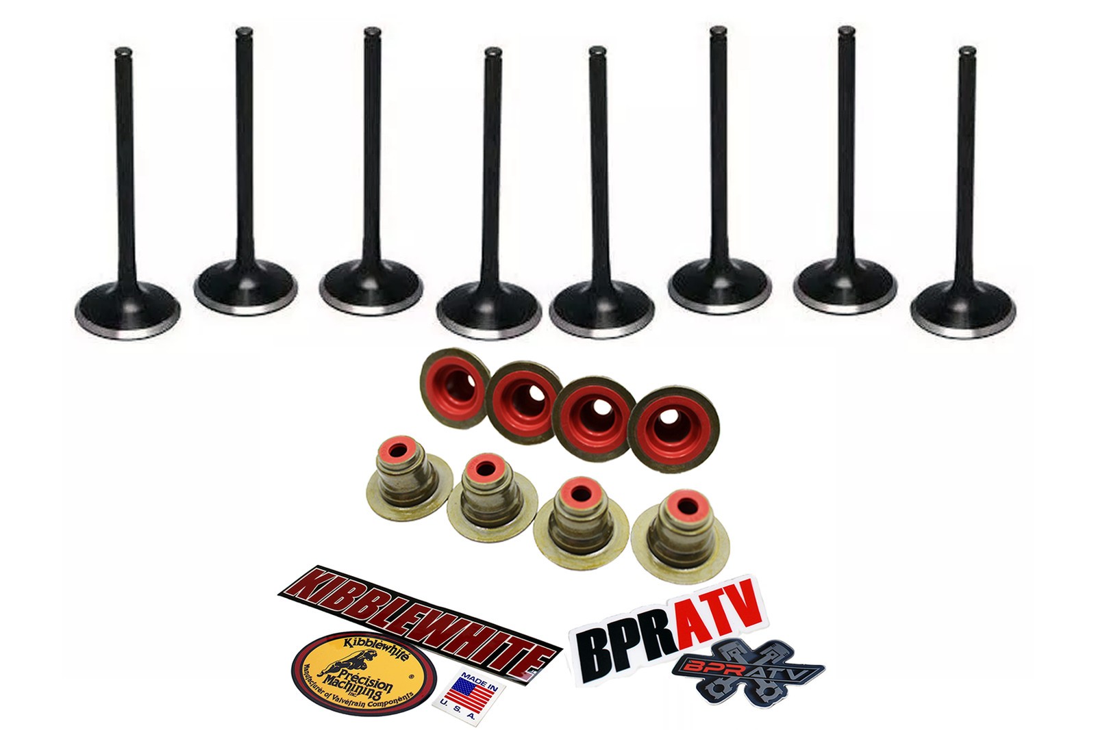 11 12 Polaris RZR XP900 XP 900 OEM Kibblewhite Head Intake Exhaust Valves Seals