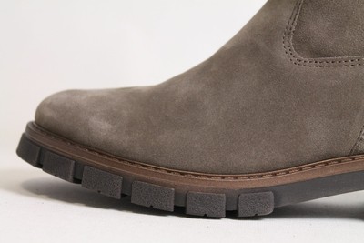 ARA ARA STIEFEL GRAU NUBUK LEDER FROTTEE FUTTER KOMFORT DAMEN SCHUHWEITE