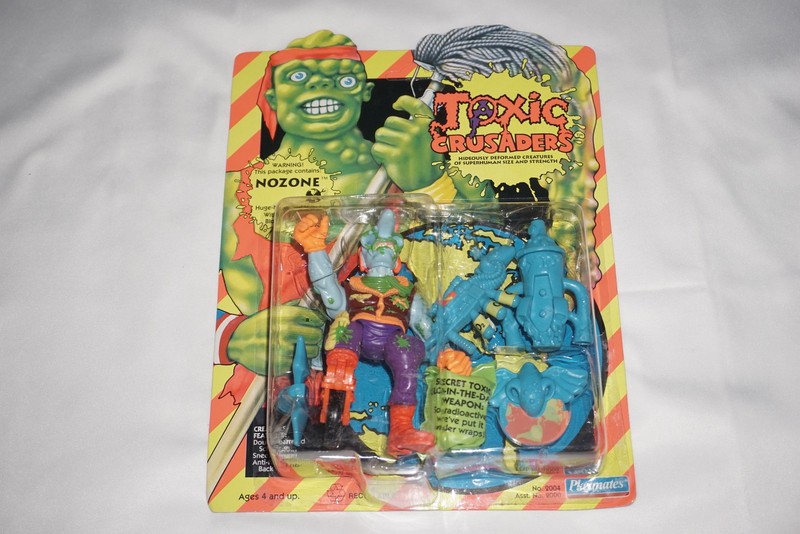Toxic Crusaders Nozone Playmates 1991 NEW Sealed Unpunched | eBay