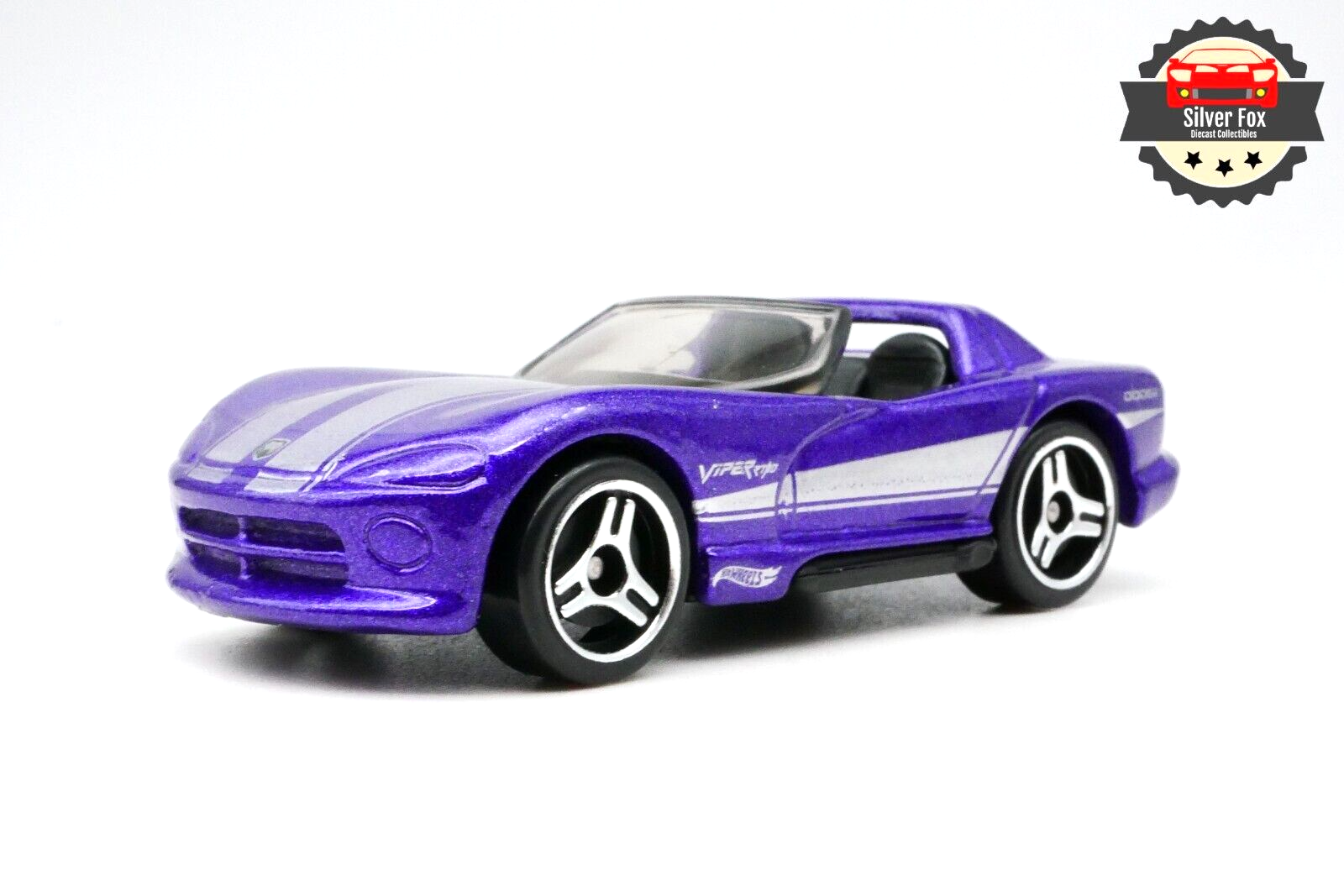 1992 DODGE VIPER SRT RT/10 PURPLE 1:64 SCALE DIECAST COLLECTOR MODEL CAR
