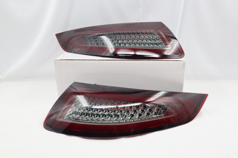 New red / Smoke LED light Sequential tail lights for PORSCHE