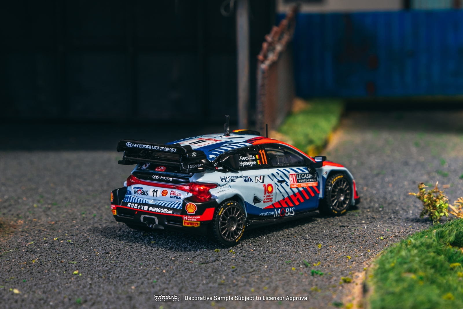 HYUNDAI i20 N Rally1 ミニカー 優勝記念 1/500 未使用 HYUNDAI I20 N RALLY1 HYBRID #11 3RD MONTE CARLO RALLY 2023 1