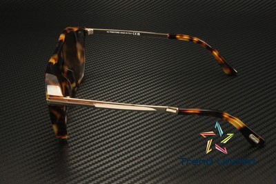 Pre-owned Tom Ford Ft1105 55e Acetate Coloured Havana Brown 55 Mm Men's Sunglasses