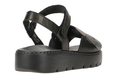 THINK THINK SCHUHE SING DAMEN SCHWARZ DAMEN SANDALETTE RIEMCHEN SANDALEN 3-000376-0000