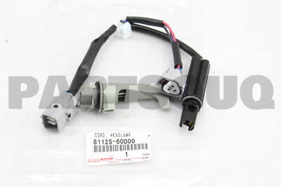 ガーデン 8112560D00 Genuine Toyota CORD, HEADLAMP 81125-60D00 | eBay