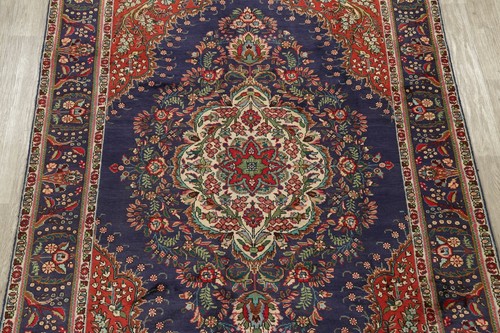 Traditional Medallion Tebriz Persian Oriental Handmade 7x10 Wool Vintage Rug