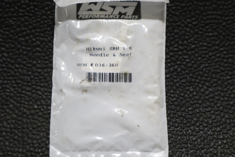 NOS WSM NEEDLE AND SEAT MIKUNI SBN 1.5 PWC 003-602 | eBay