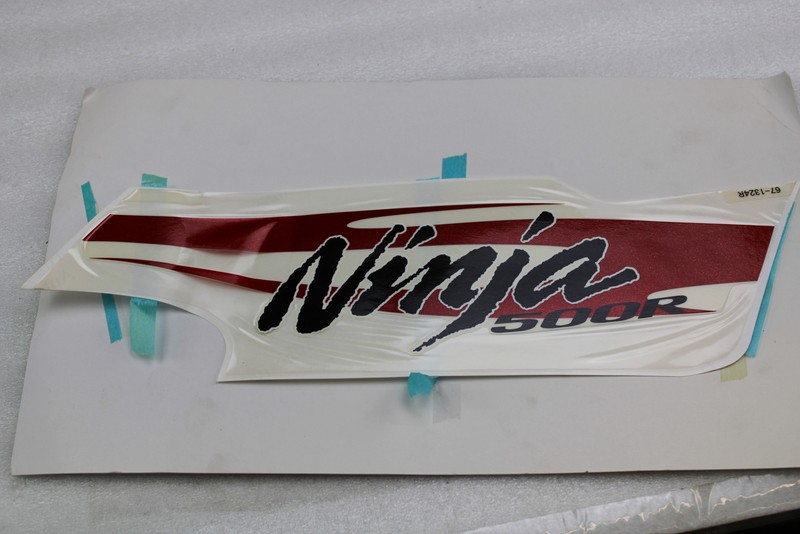 2007 KAWASAKI NINJA 500R OEM UPPER RIGHT COWLING PATTERN