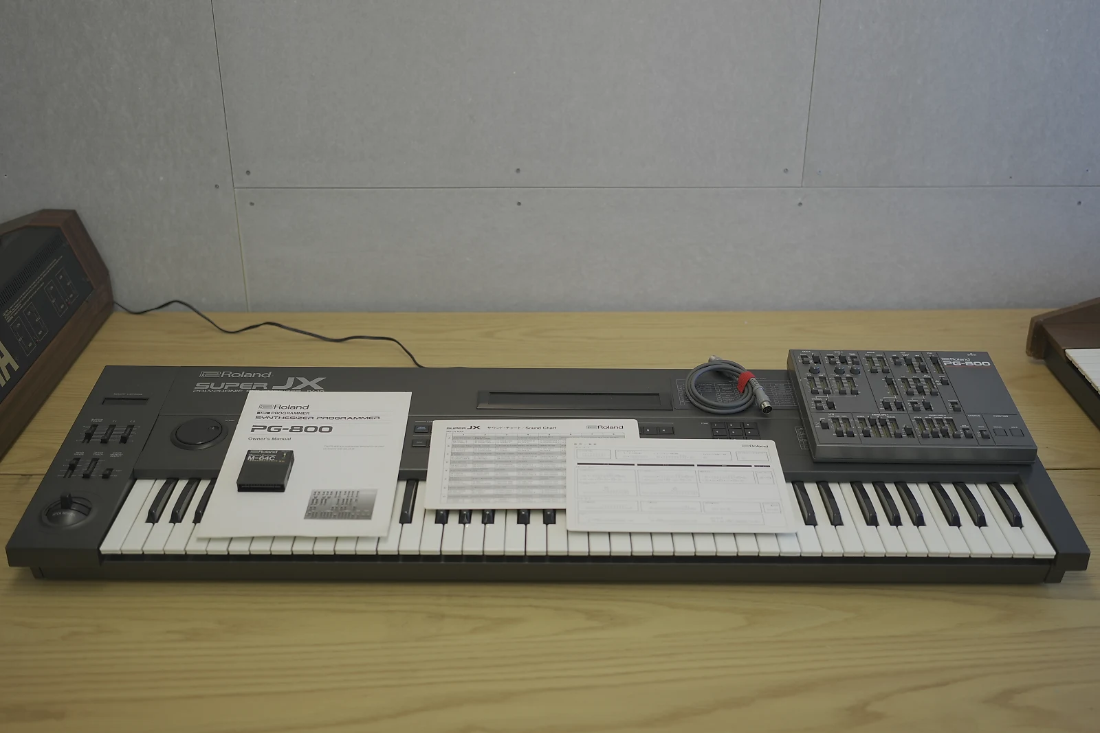 【訳あり】 roland ✓ superJX ,cartridge controller PG800 w/ ✓ JX-10 鍵盤楽器