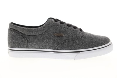 Мужские серые парусиновые кроссовки Lugz Vet MVETLCHC-060 на шнуровке Lifestyle 7.5