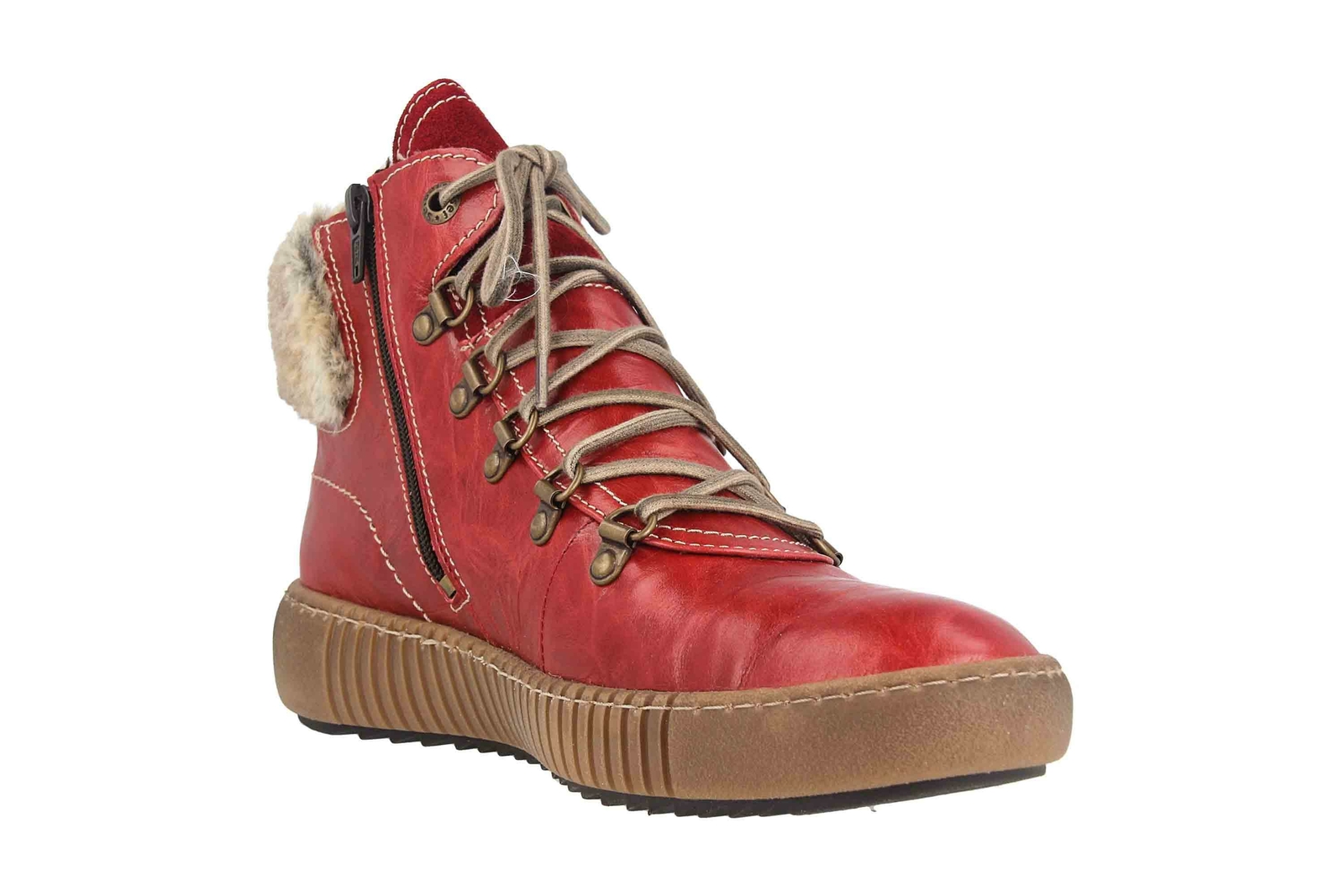 JOSEF SEIBEL JOSEF SEIBEL BOOTS MAREN 17 DAMENSCHUHE ÜBERGRÖSSEN ROT