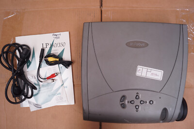 InFocus LP340B Digital DLP Projector 553 Lamp Hours with Power Cable