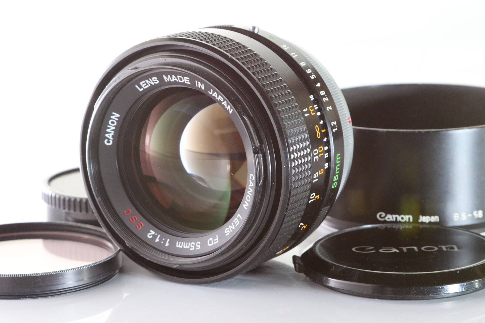 キャノン Canon FD 55mm F1.2 S.S.C. フィルター付き #509