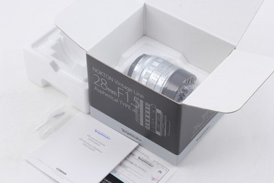 [Brand New] Voigtlander NOKTON 28mm F1.5 Aspherical Type II VM SILVER From JAPAN