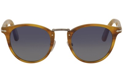 PERSOL PERSOL TYPEWRITER-EDITION 3108-S 960/S3 SUNGLASSES MEN'S BROWN/POLARIZED 49MM