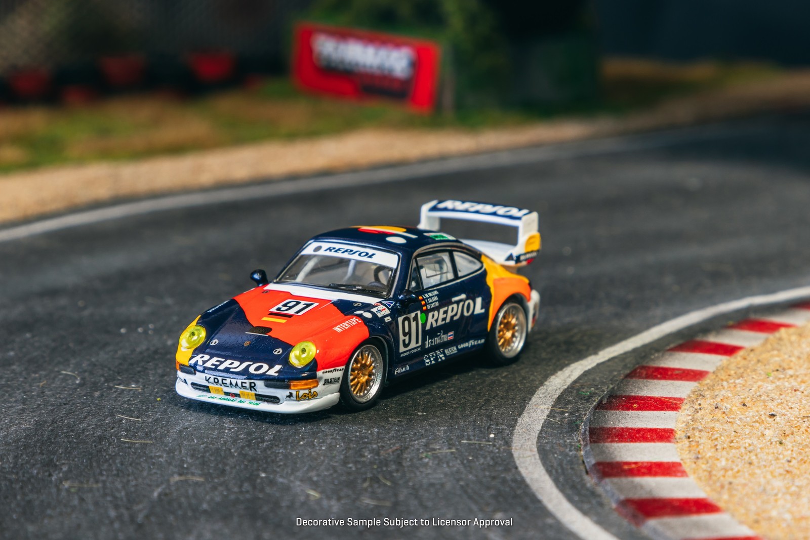 Tarmac Works 1/64 Porsche 911 GT2 24h LE MANS 1995 #91 Model