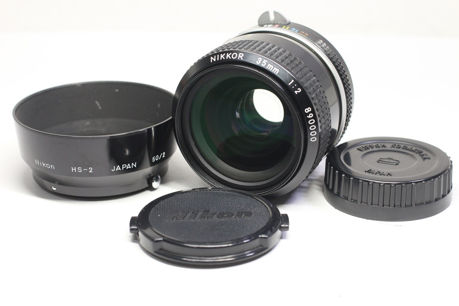 Nikon Non Ai NIKKOR 35mm F/2 MF Wide Angle Lens Made In