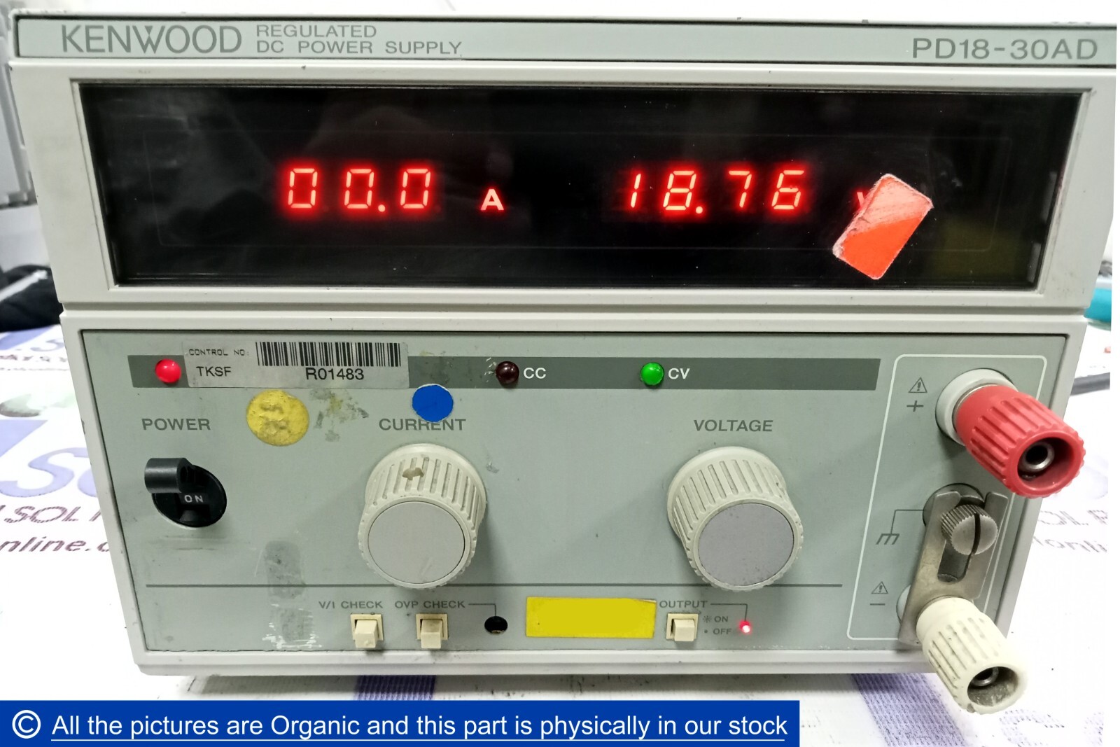 週末特別価格：KENWOOD 18V/30A 定電圧・定電流電源　PD18-30 週末特別価格：KENWOOD 18V/30A 定電圧・定電流電源 PD18-30