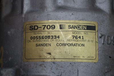 Ac Air Conditioning Compressor Sanden Sd-709 Bentley Turbo R 1991