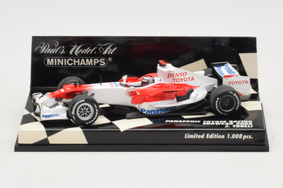 Toyota F1 Panasonic Racing J Trulli Showcar 2008 1:43 Minichamps | 400080081