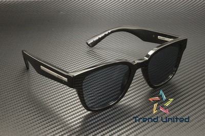 Pre-owned Prada Pr A04s 16k07t Black Blue Vintage 52 Mm Men's Sunglasses