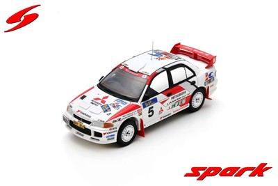 Spark S6508 1/43 Mitsubishi Lancer EVOLUTION   No.5 8th Hong Kong - Beijing 1995