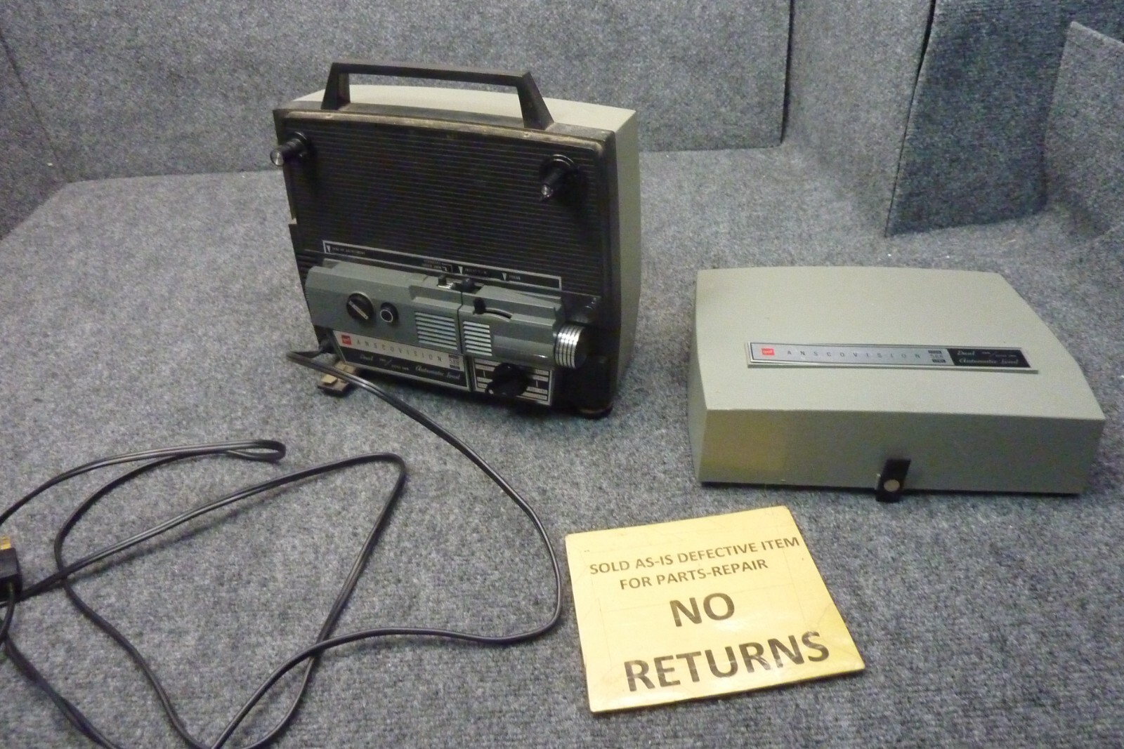 Vintage GAF AnscoVision 588 Film Movie Projector Dual 8mm