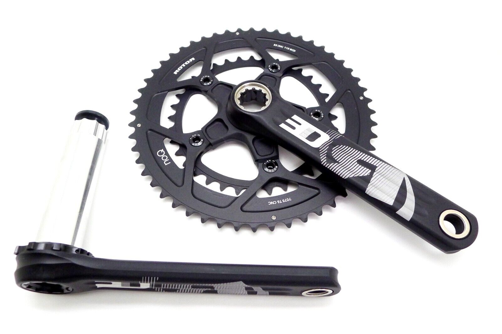ROTOR 3D30 noQ 11 Speed 52/36T 172.5mm Crankset (without BB ROTOR 3D30 noQ 11 Speed 52/36T 172.5mm Crankset (without BB
