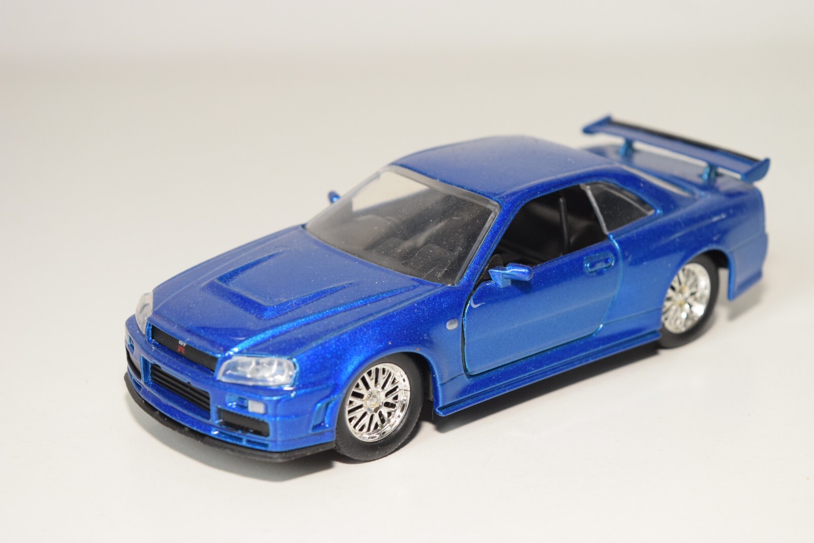 Jada Toys R34 GT-R 模型 Fast & Furious Brian's Nissan Skyline GT-R (R34) | Jada Toys