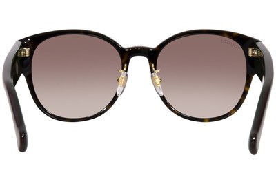 Pre-owned Gucci Gg1304sk 002 Sunglasses Women's Havana/brown Gradient 56mm