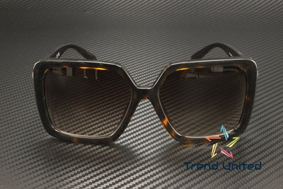Pre-owned Tiffany & Co Tiffany Tf4206u 80153b Havana Brown Gradient 58 Mm Women's Sunglasses