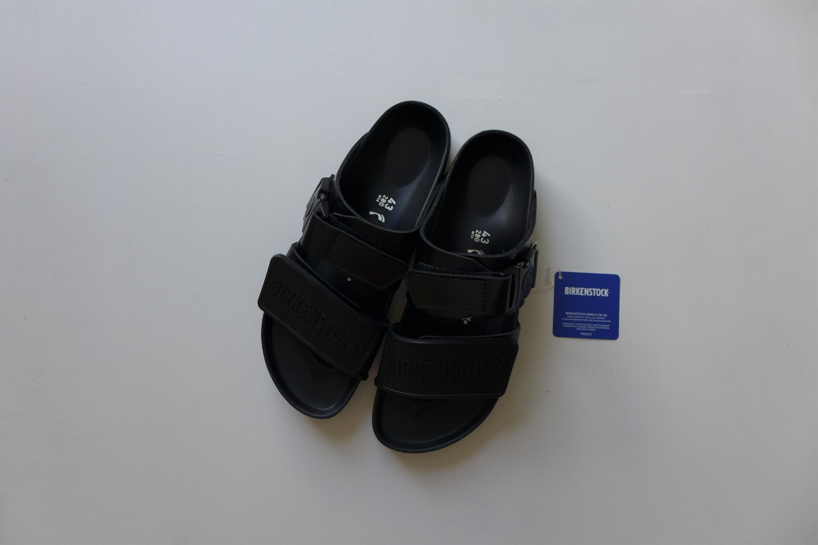 RICK OWENS RICK OWENS X BIRKENSTOCK BLACK ROTTERDAM SANDALS, SIZES 42, 43 & 44 - BNWB, £400