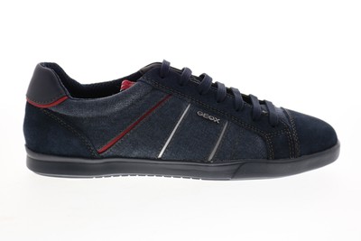 

Geox U Walee U922CB0NB22C4002 Мужские синие парусиновые кроссовки на шнуровке в евро, обувь 12, Синий, Geox U Walee