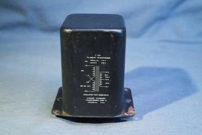 Chicago Standard Corp F-516 Linear Amp Filament Transformer 5.0V CT 20 Amp 4-400