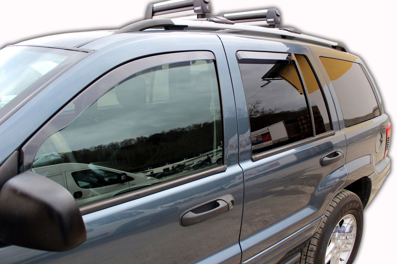 DJE19104 JEEP GRAND CHEROKEE 19992005 wind deflectors 4pc set TINTED