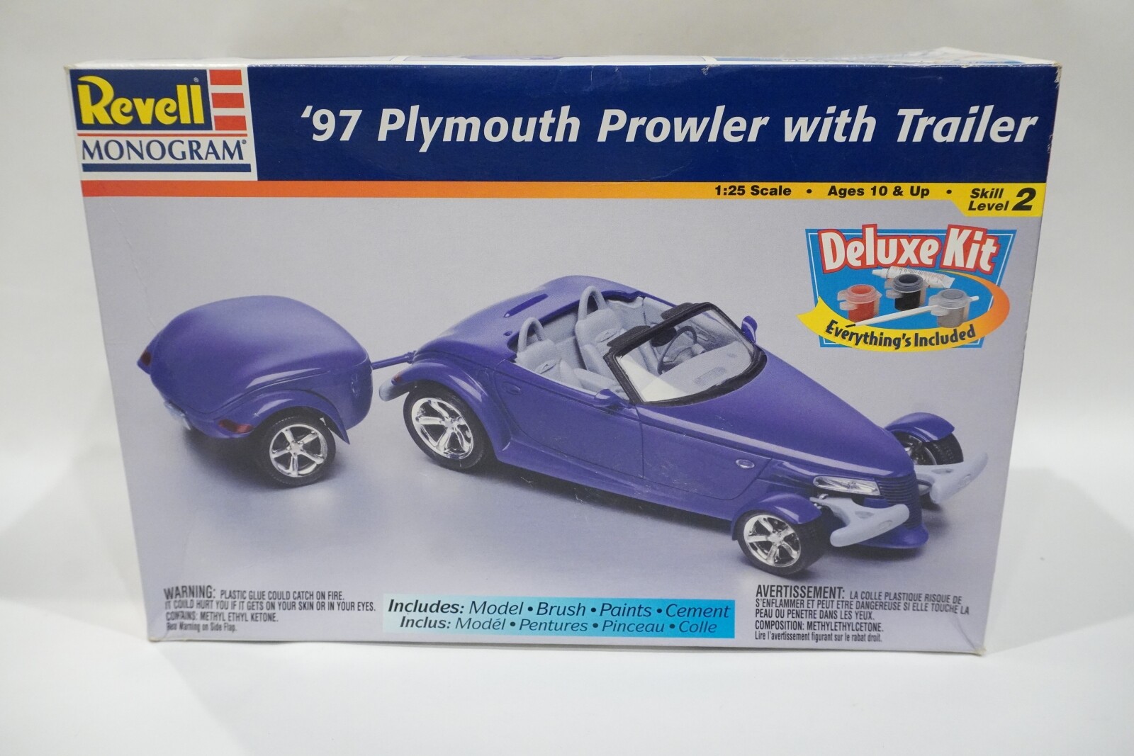 自動車 revell 1/25 plymouth prowler Revell Monogram 97 Plymouth Prowler w/Trailer 1:25 Scale