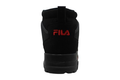Fila Mens plain toe Fabric Closed Toe Ankle Fashion Boots, Black, Size 11.0 ep2D