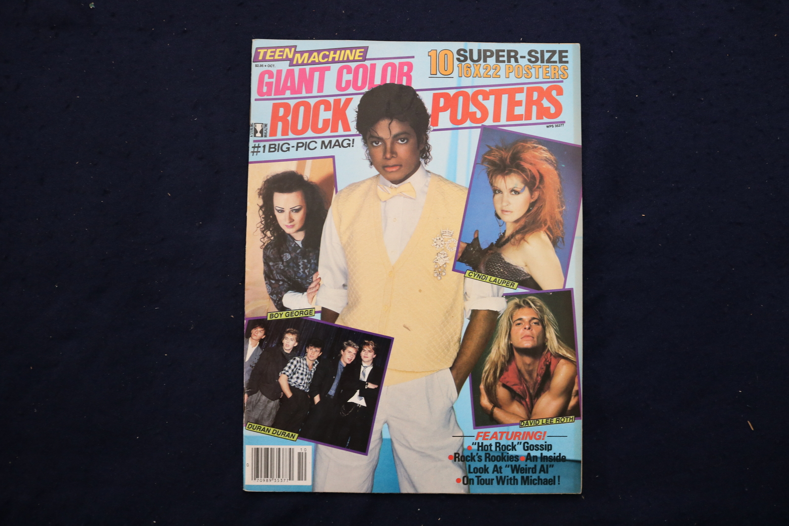1984 TEEN MACHINE ROCK POSTERS MAGAZINE - MICHAEL JACKSON COVER