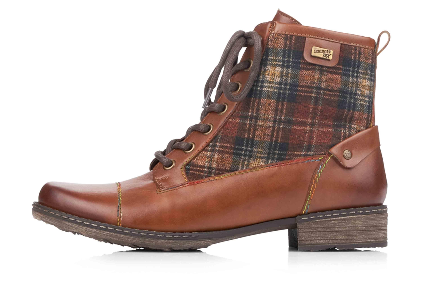 REMONTE REMONTE STIEFELETTEN D4354-24 DAMENSCHUHE ÜBERGRÖSSEN BRAUN