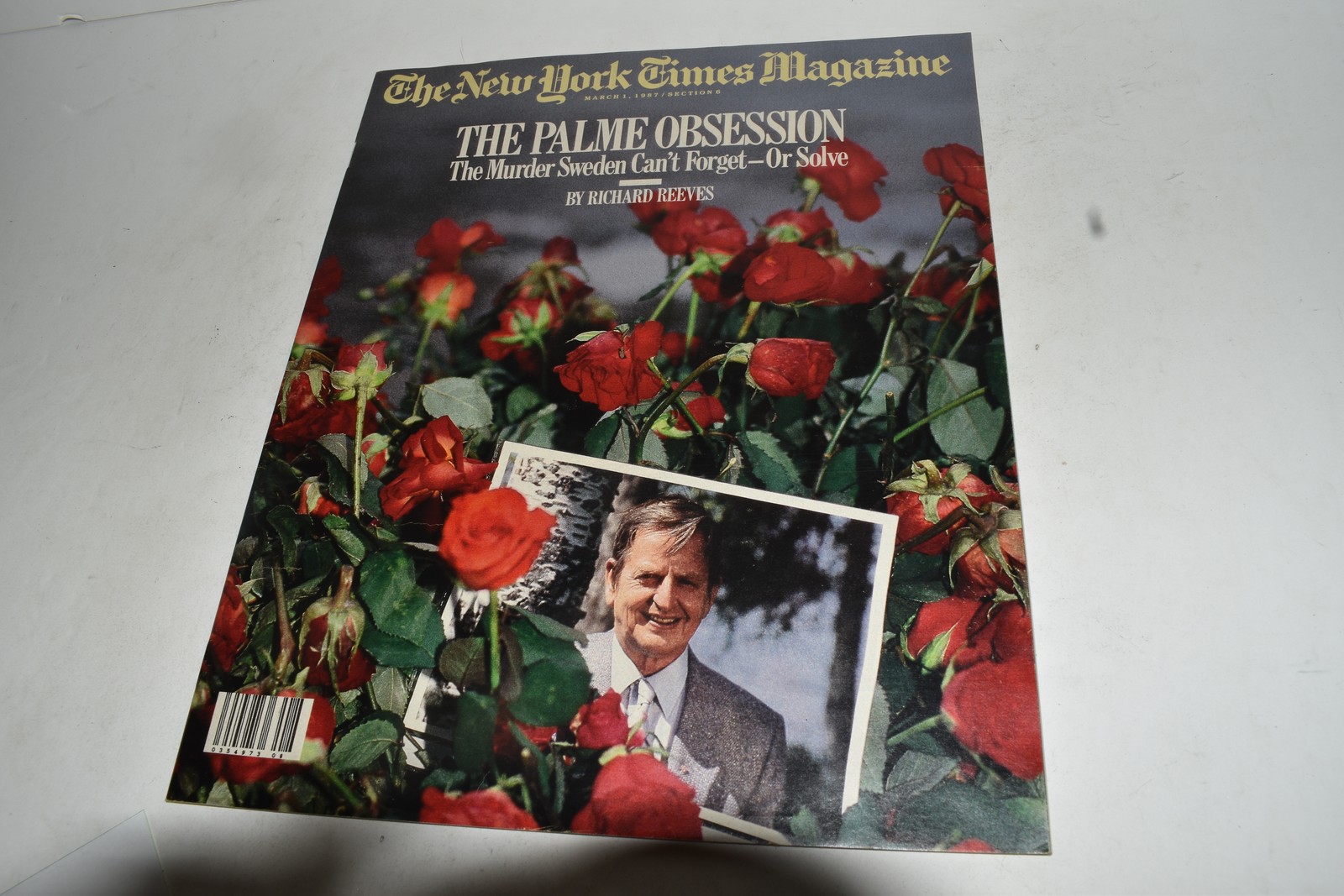 NEW YORK TIMES MAGAZINE MAR 1, 1987 PALME OBSESSION SWEDEN    (NYT29)