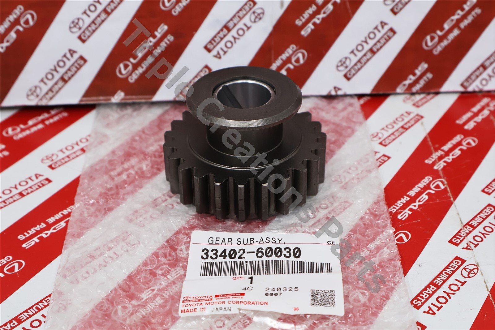 専用② Genuine Toyota 33402-60030 Gear Sub-Assy Reverse Idler