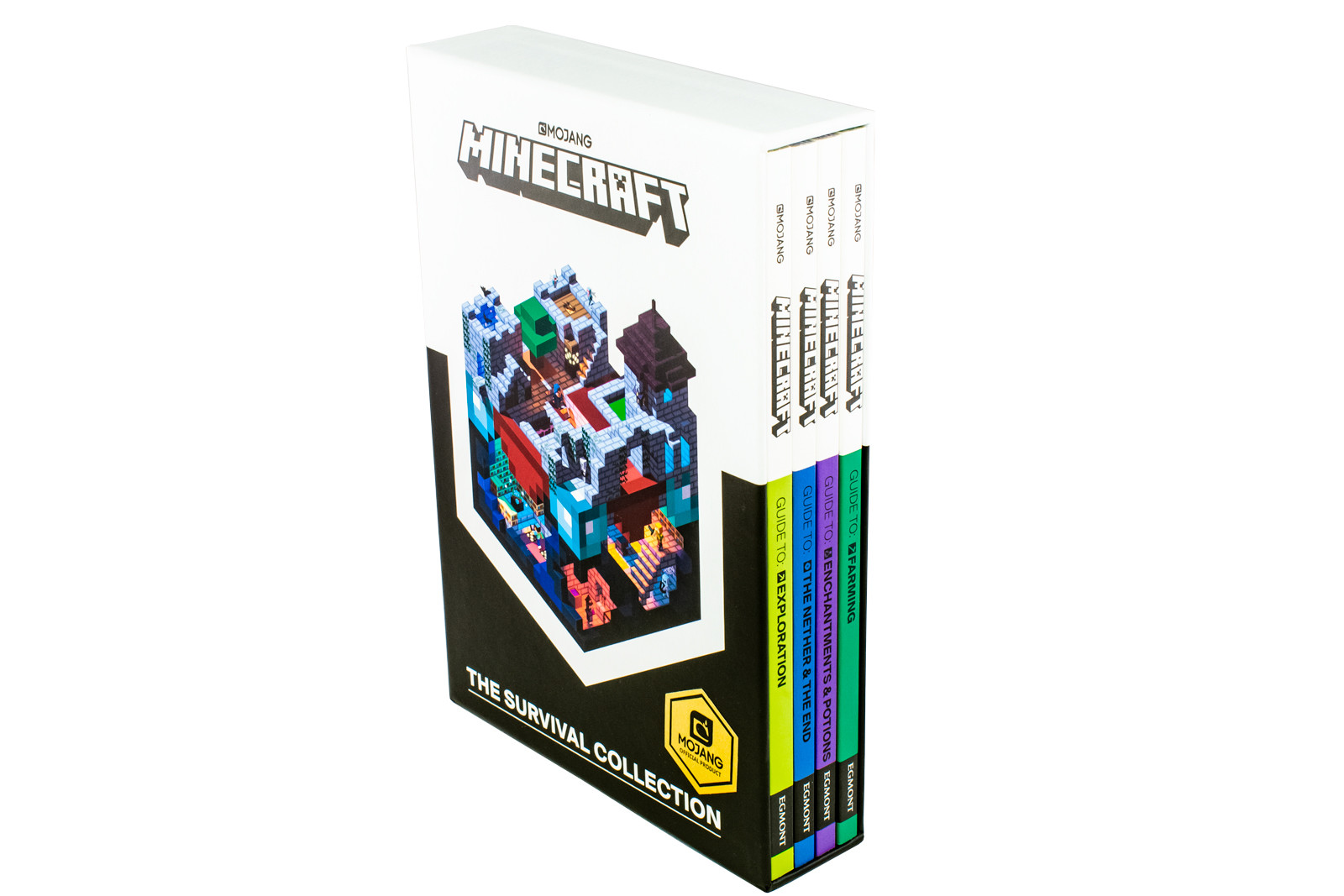 What is the title of this picture ? Minecraft Survival Series 4 Books Children Collection Paperback Box Set