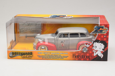 Chevrolet Master Deluxe Dark Silver Metallic Red Jada 1:24 | 253745012