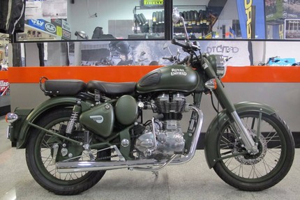 royal enfield classic 500 battle green for sale